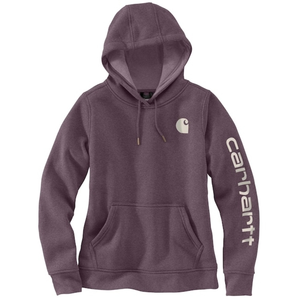 Carhartt Plum Hoodie with Logo